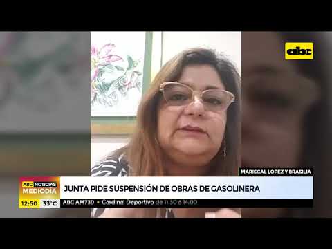 Junta Municipal de Asunción recomienda suspender obras de estación de servicio