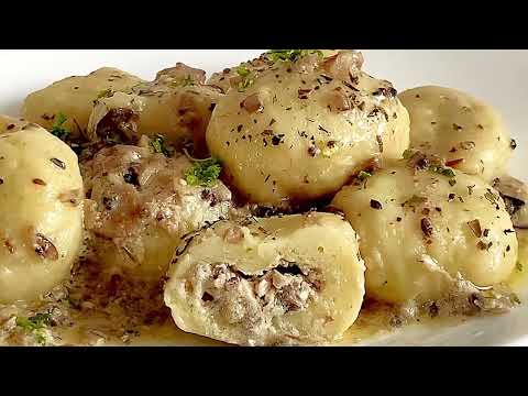 Начинені грибами галушки#БабусиніРецепти#домашнякухня#клюцки#палюшки#автентичніукраїнськістрави
