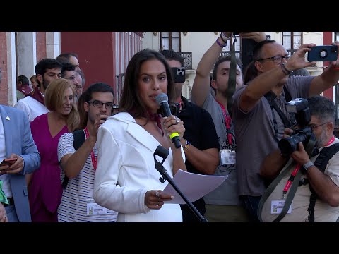 Alba Oliveros anima a disfrutar de las Fiestas de Valladolid con un discurso reivindicativo