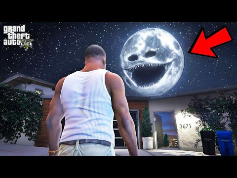 Franklin Finds A Strange Moon In GTA 5 😱 | Shinchan Mystery | GTA 5 Tamil Mod Gameplay