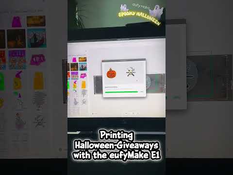 Printing Halloween Giveaways with the eufyMake E1