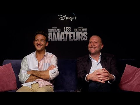Vincent Dedienne et François Damiens dans Les Amateurs sur Disney+ : On s'est pris au jeu de la