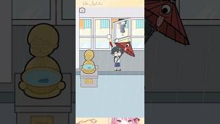 【ねむい子】雨宿りで寝ちゃった☔️傘はどこー☔️[ Sleepy child ] #games #スマホゲーム #shorts