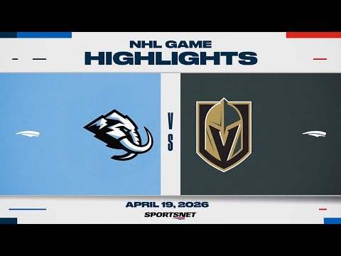 NHL Game 1 Highlights | Mammoth vs. Golden Knights - April 19, 2026