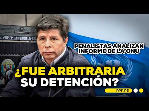 Análisis: Abogados explican alcances del informe de la ONU que cuestiona detención de Pedro Castillo