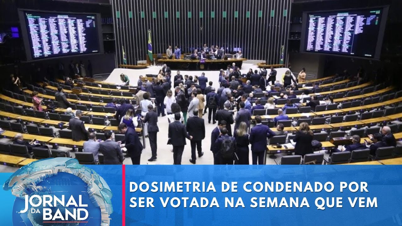 Dosimetria de condenado por ser votada na semana que vem | Jornal da Band