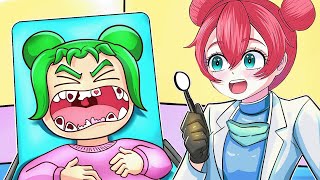 صرت دكتورة وخربت أسنان العمالقة 👩‍⚕️✨ | Titan Clinic