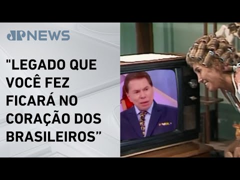 Atriz que interpretou Dona Florinda, na série ‘Chaves’, presta homenagem a SIlvio Santos