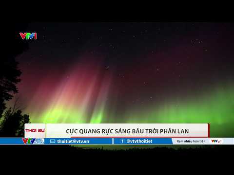 Cực quang rực sáng bầu trời Phần <strong>Lan</strong> | VTVWDB