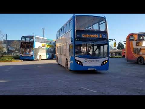 Buses at Waitrose & Lincoln Central Bus Station (15/01/2024)