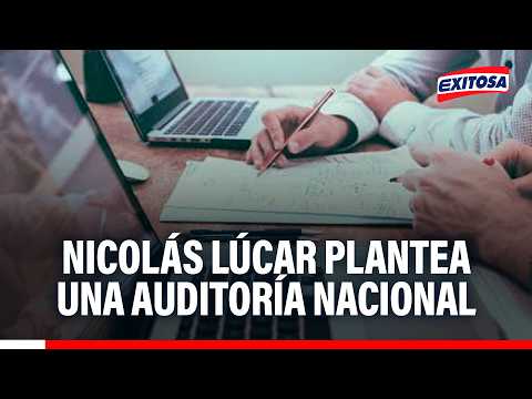 🔴🔵 Nicolás Lúcar plantea una auditoría nacional para esclarecer el uso de los recursos públicos
