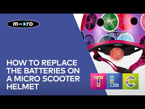How To Replace The Battery On A Micro Scooter Helmet