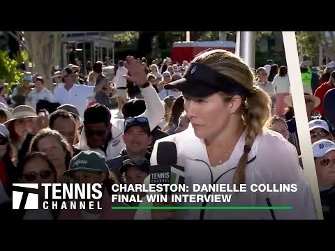 Danielle Collins Wins Back To Back Titles And Brings Good Luck Charm, Quincy | Charleston Final