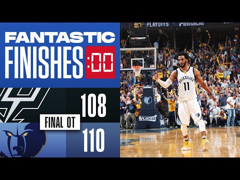 Final 7:43 WILD ENDING Spurs vs Grizzlies Playoffs 2017 😲🔥