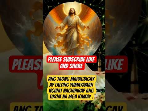 Ang taong mapagbigay ay lalong yumayaman #fypviralシ #news #lord