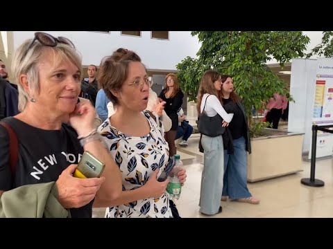 Supporters applaud Pélicot as she exits courtroom on day 12 of mass rape trial in France