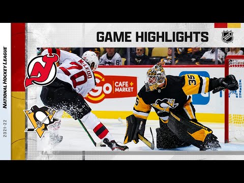 Devils @ Penguins 10/30/21 | NHL Highlights