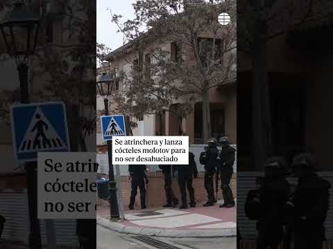 Un hombre que iba a ser desahuciado en #Toledo se atrinchera en su casa y lanza cócteles #molotov