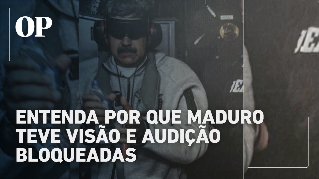 Por que cobriram os olhos e os ouvidos de Maduro durante sua captura