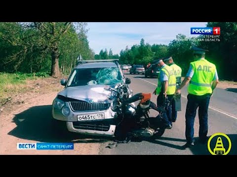 Подростки не справились с управлением скутером и попали под колеса иномарки