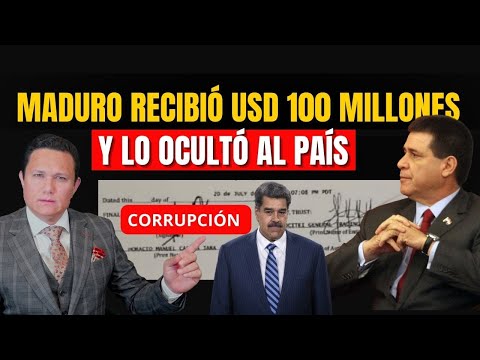 UNA CUENTA EN DUBAI RECIBIÓ UN DEPÓSITO DE 100 MILLONES USD PARA NICOLÁS MADURO