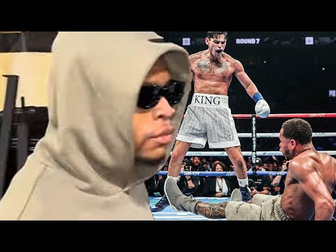Devin haney first words on ryan garcia dropping & beating him; wants rematch & denies broken jaw