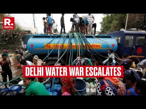 Delhi Water Crisis: BJP to Stage Mega Protest Against Kejriwal Govt for Shielding 'Tanker Mafia'