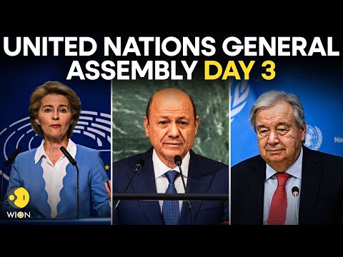 UNGA LIVE: World Leaders Gather At The United Nations For 80th General Assembly-Day 3 | WION LIVE