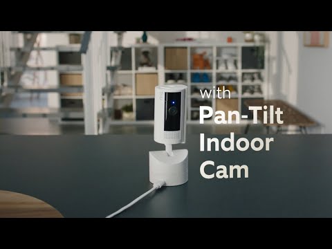 Ring Pan-Tilt Indoor Cam |  360° Horizontal Pan Coverage, Live View, and Two-Way Talk