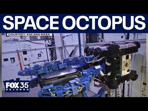 ISS robot uses "space octopus" tentacles to <strong>capture</strong> floating objects