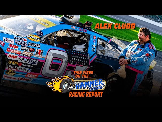 Alex Clubb owns his own race team and currently sits 6th in ARCA Menards Series points. We chat with him this week, plus all the latest racing news and results.