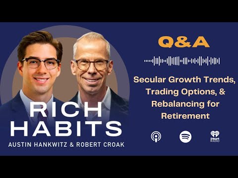 Rich Habits Podcast | Q&A: Secular Growth Trends, Trading Options, & Rebalancing for Retirement
