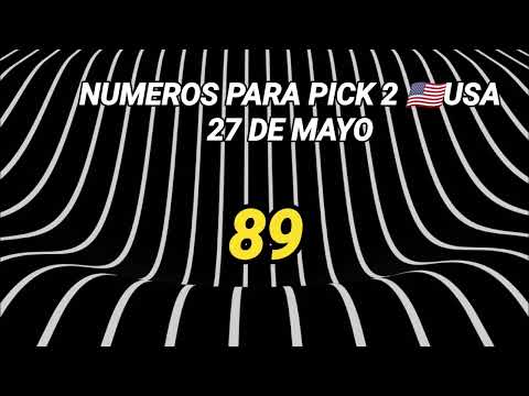 Números de hoy 27 de mayo para USA  | PICK2, PICK4