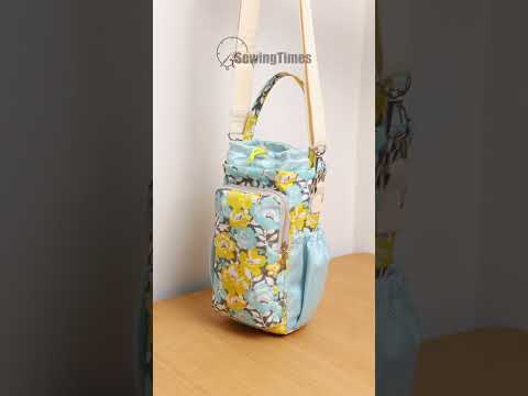 Insulated Water Bottle Bag with Phone Pocket