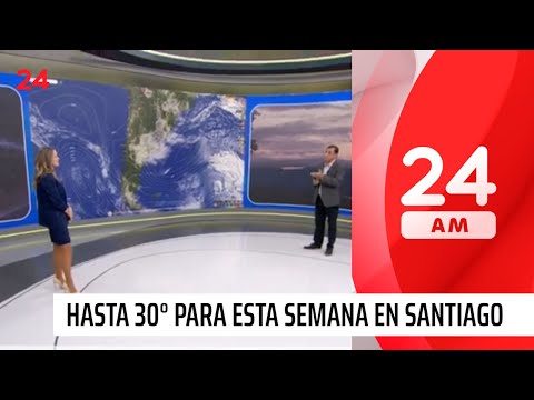 Regresa el calor después de la lluvia: hasta 30° para esta semana en Santiago | 24 Horas TVN Chile