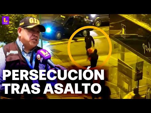 Roban a combazos tienda en Miraflores: Ladrones escapan del serenazgo con sacos de celulares
