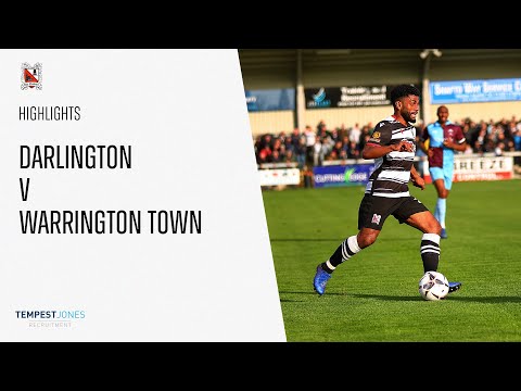 Match Highlights: Darlington 2-2 Warrington Town - National League North