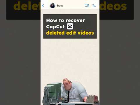How to Recover Deleted CapCut Projects (Easy & Free) #CapCut #VideoRecovery #shorts