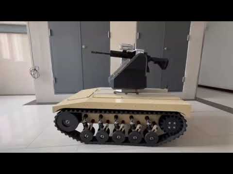 Human-machine neural fusion armed robot(UGV WEAPON STATION)