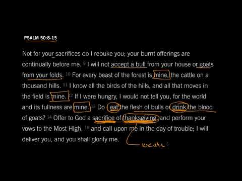 God Does Not Need You: Psalm 50:8–15