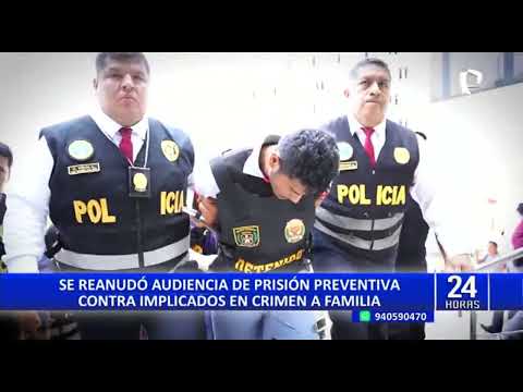 Crimen en San Miguel: audiencia de prisión preventa contra asesinos de “La Tota” y su familia