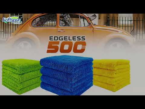 Softspun microfiber | Edgeless Cloth 500 GSM #microfibercloth #autodetailing #carwash