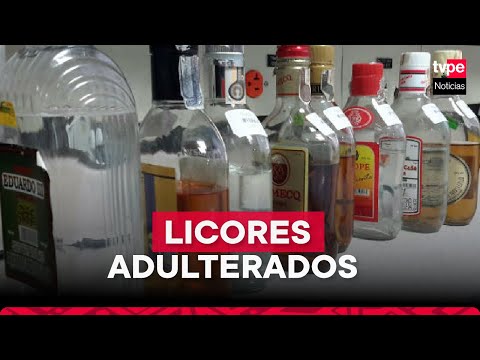 Chorrillos: incautan licores adulterados por S/3 millones
