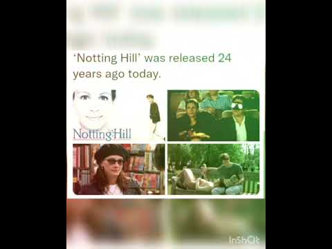 Notting Hill’ was released 24 years ago today.