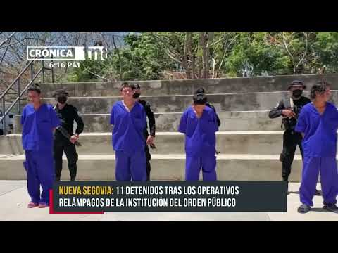 Policia de Nueva Segovia presentan resultados contra la delincuencia - Nicaragua