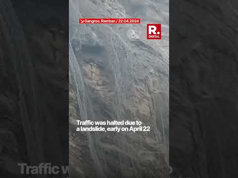 Jammu-Srinagar National Highway Blocked In Gangroo Of Ramban; Clearance Work Underway