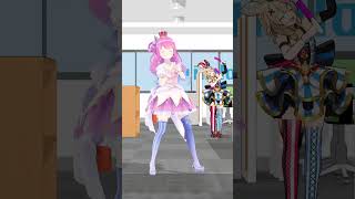 ラブミを踊る姫様とオタ芸ポルカ#mmd #ラブミ　#姫森ルーナ #尾丸ポルカ #mmdホロライブ  #ホロライブ