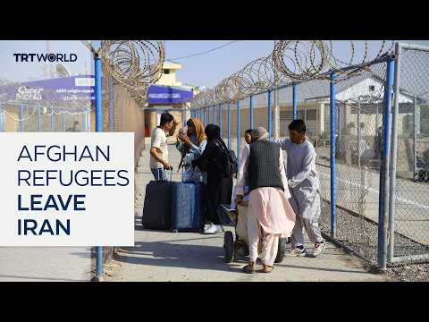 Economic crisis and war push Afghan refugees out of Iran