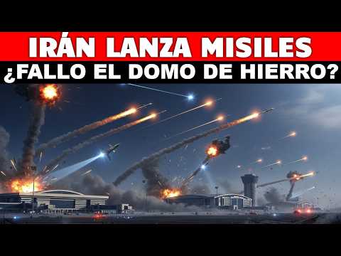 URGENTE: IRÁN LANZA MISILES CON OJIVAS DE RACIMO Y CAEN EN ISRAEL ¿QUE PASO CON EL DOMO DE HIERRO?