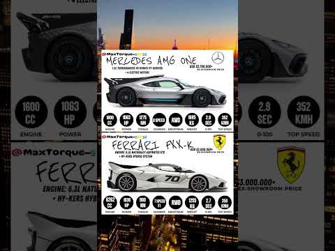 Extreme Hypercar Showdown: Mercedes-AMG One vs Ferrari FXX-K #mercedes #amgone #vs #fxxk #showdown